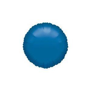 Blue 18" Round Shaped Mylar Balloon (5 Pack)