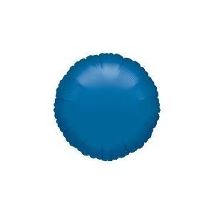 Blue 18" Round Shaped Mylar Balloon (5 Pack)