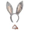 Donkey Set (Ears Mouth) Accessory for Animal Jungle Farm Fancy Dress view 1
