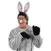 Donkey Set (Ears Mouth) Accessory for Animal Jungle Farm Fancy Dress view 3