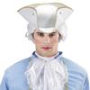 WIDMANN Tricorn Felt - White Pirate Hats Caps & Headwear for Fancy Dress Costumes Accessory view 2