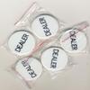 Spinettis 5 Dealer Buttons 2 INCH Texas Holdem Poker Casino view 1