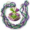 The Duke Parade Float Rider Bead Necklace New Orleans Mardi Gras Beads Cajun Carnival Festival view 1