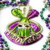 The Duke Parade Float Rider Bead Necklace New Orleans Mardi Gras Beads Cajun Carnival Festival view 2