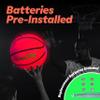 GlowCity Glow in The Dark Basketball - Size 7 Light Up Ball for Teen Boys Gifts, Adults - Red Glow for Outdoor Games - Sports Birthday Gift Ideas for Boys Ages 12 13 14 15 Basketball Gear Accessories view 3