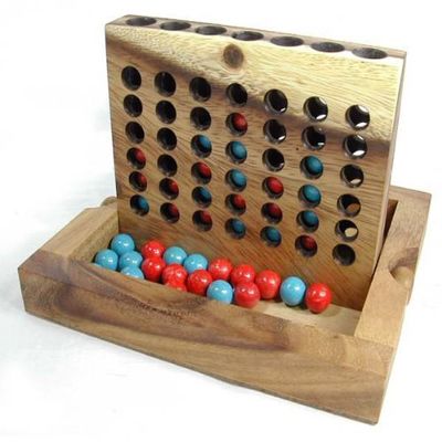 4 in a Row Traditional Board Game Portable Travel Set