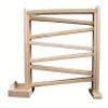 Mom's Healthy Market Wooden Marble Run Roller Track Toy 18" High Amish-Built in The USA Classic Wooden Toy with Free Marbles view 1