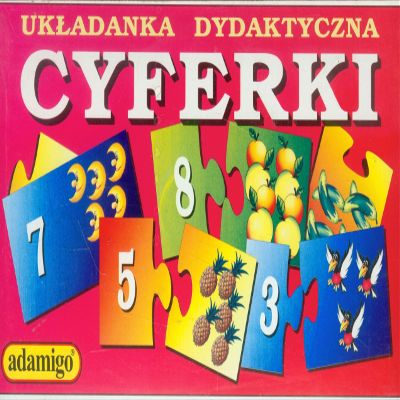ADAMIGO Uk adanka puzzlowa Cyferki 328 [GRA]