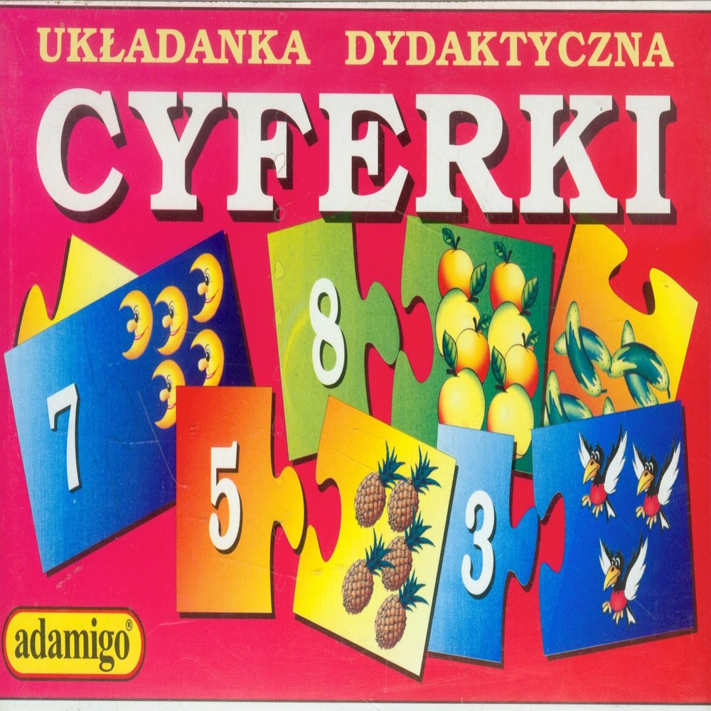 ADAMIGO Uk adanka puzzlowa Cyferki 328 [GRA]