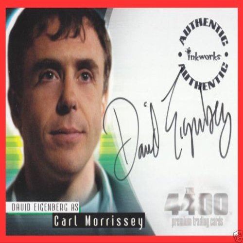 4400 Autograph Card David Eigenberg A8 As Carl Morrissey