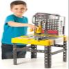 CASDON Tool Box Workbench, 2-in-1 Tool Box & Workbench for Children Aged 3+ Includes Over 60 Tools for DIY Roleplay Fun view 1