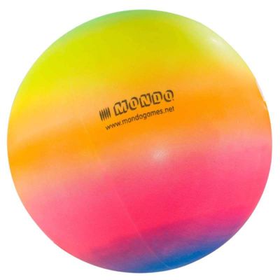 Mondo World- Rainbow PVC Ball Diameter 14 cm, Multicoloured, 5066
