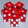 Casino Grade Precision Razor Edge Red Craps Dice - 1 Stick (5 Dice) view 1
