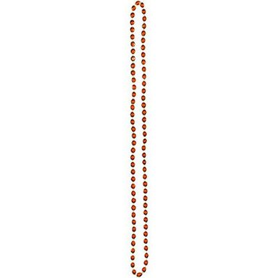 Amscan Bling Bead Party Necklace, 30", Orange