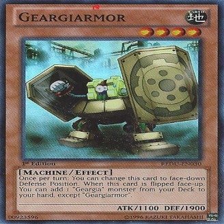 Yu-Gi-Oh! - Geargiarmor (REDU-EN030) - Return of The Duelist - Unlimited Edition - Super Rare