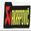 Akrapovic Horizontal Sticker view 1