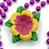 Tropical Flower Blossum Necklace New Orleans Mardi Gras Spring Break Cajun Carnival Festival view 2