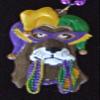 Jester Dog Mardi Gras Bead Necklace Spring Break Cajun Carnival Festival New Orleans view 3