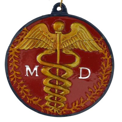 Medical Doctor Medic Nurse CADUCEUS Mardi Gras Bead Necklace Spring Break Cajun Carnival Festival New Orleans Beads