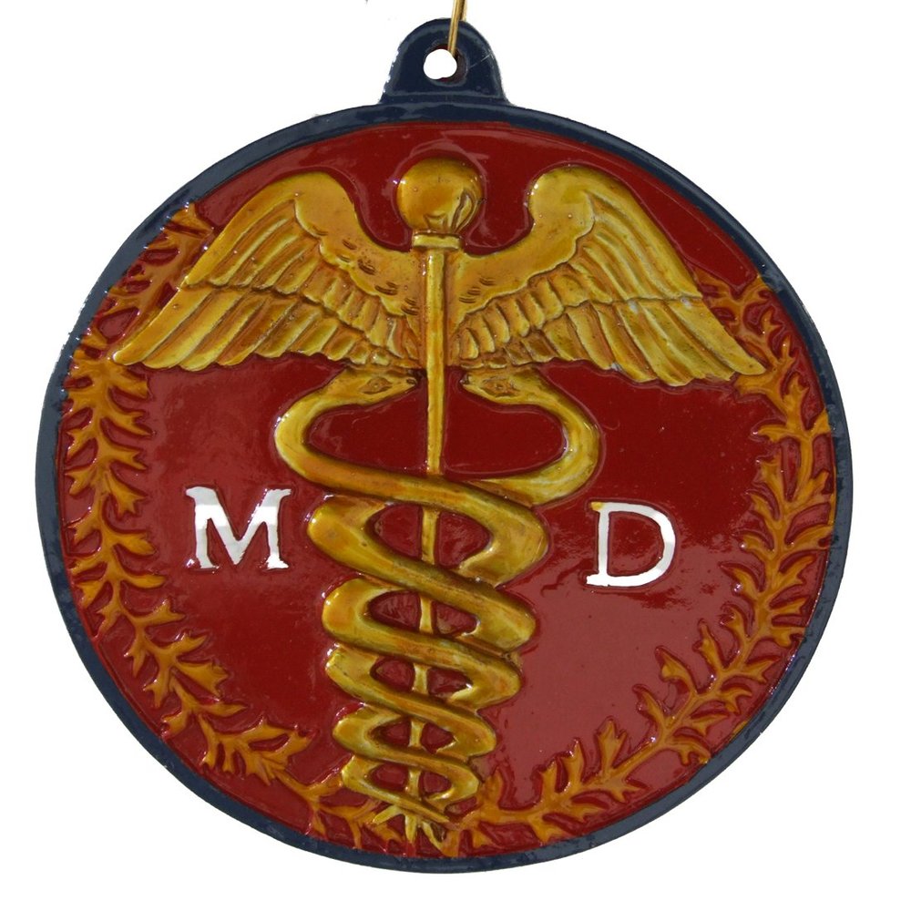 Medical Doctor Medic Nurse CADUCEUS Mardi Gras Bead Necklace Spring Break Cajun Carnival Festival New Orleans Beads