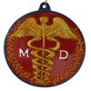 Medical Doctor Medic Nurse CADUCEUS Mardi Gras Bead Necklace Spring Break Cajun Carnival Festival New Orleans Beads view 1