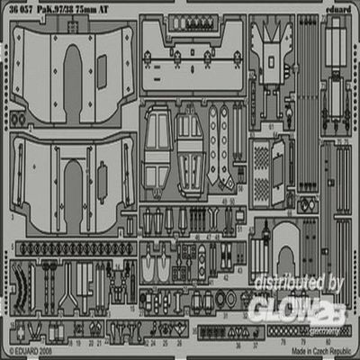 Eduard Accessories 36057 Model-Making Accessory Pak 97/38 75 mm at Italeri