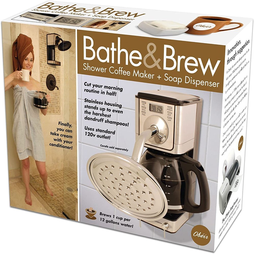 Prank-O Bathe & Brew  Funniest Prank Gift Box | Hilarious Empty Gag Gift for White Elephant & Christmas 2025 | Funny Gift Box for Coworkers, Friends & Men Who Have Everything, As Seen on Shark Tank