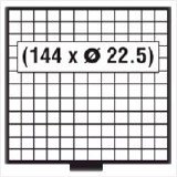 Safe Albums Tray for "BEBA MAXI" - for 144 coins up to 22.4mm diameter