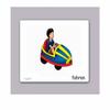 Action Words and Verbs Flash Cards in German - Bildkarten zur Sprachfrderung - Verben Set 2 view 2