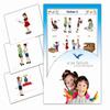 Action Words and Verbs Flashcards in German - Bildkarten zur Sprachfrderung - Verben Set 3 view 1