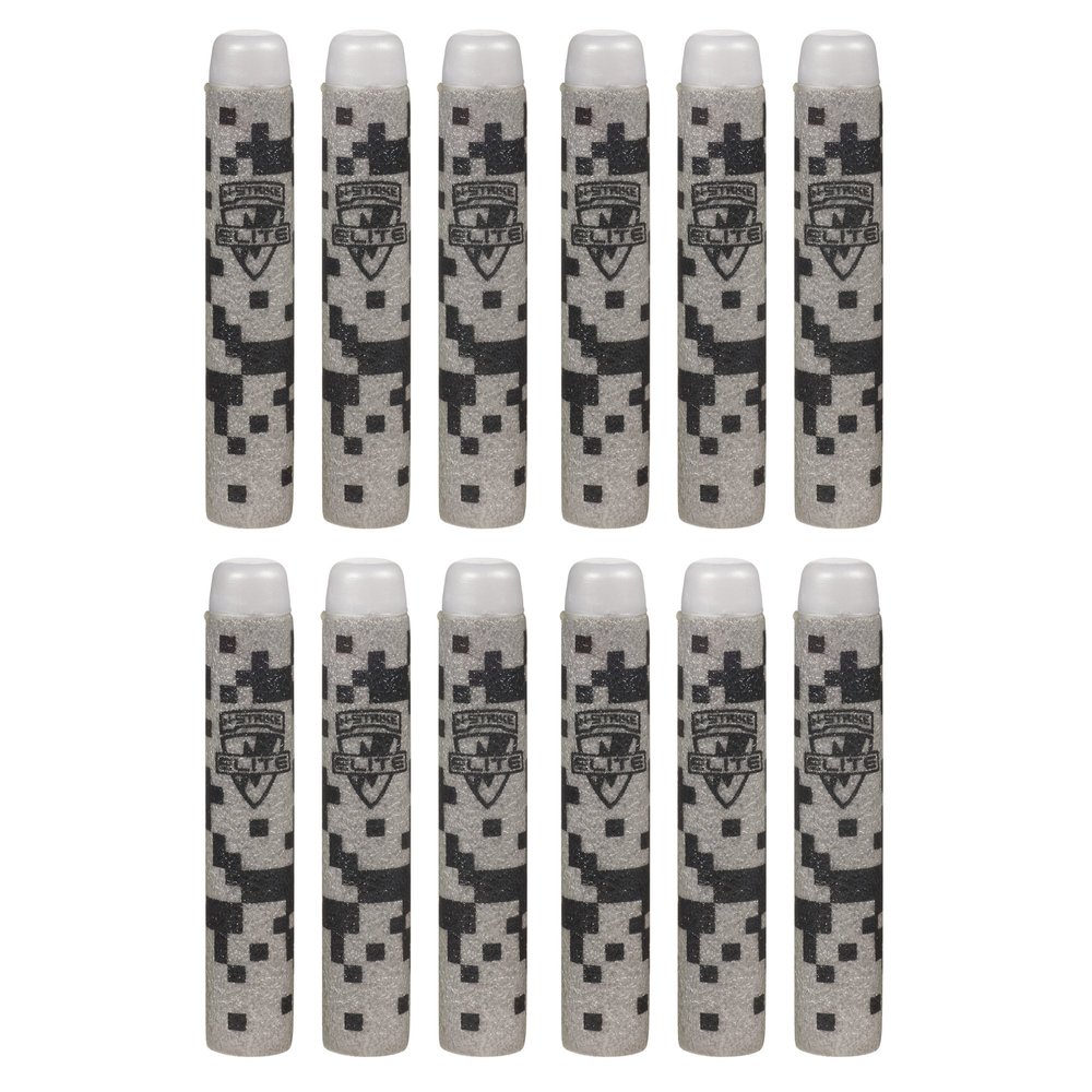 Nerf N-Strike Elite 12 Special Edition Elite Darts Pack, Grey