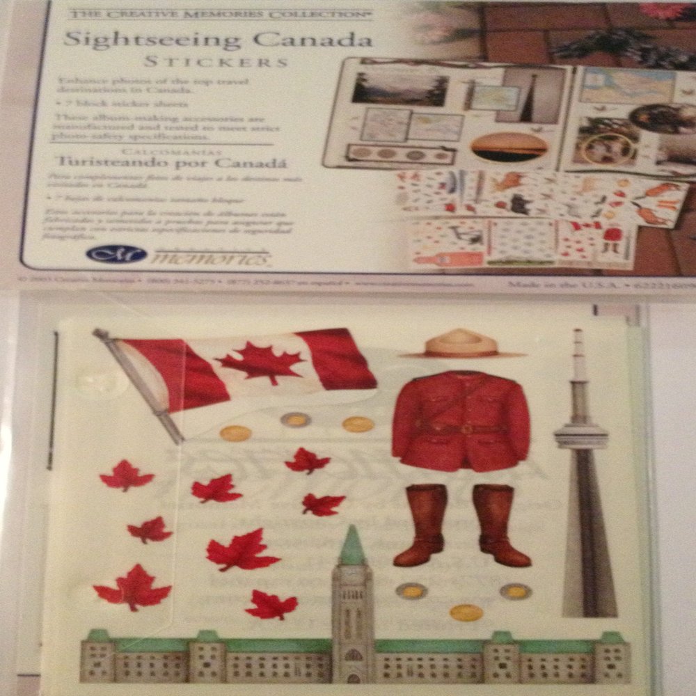 Sightseeing Canada Stickers