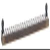 12.5" Wall Mount Track & Brackets for 4 Pieces, NameTrains Sold Separately - Made in USA view 3