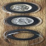 10 Black Ring Type 21mm Air Tite Coin Holders for Nickels