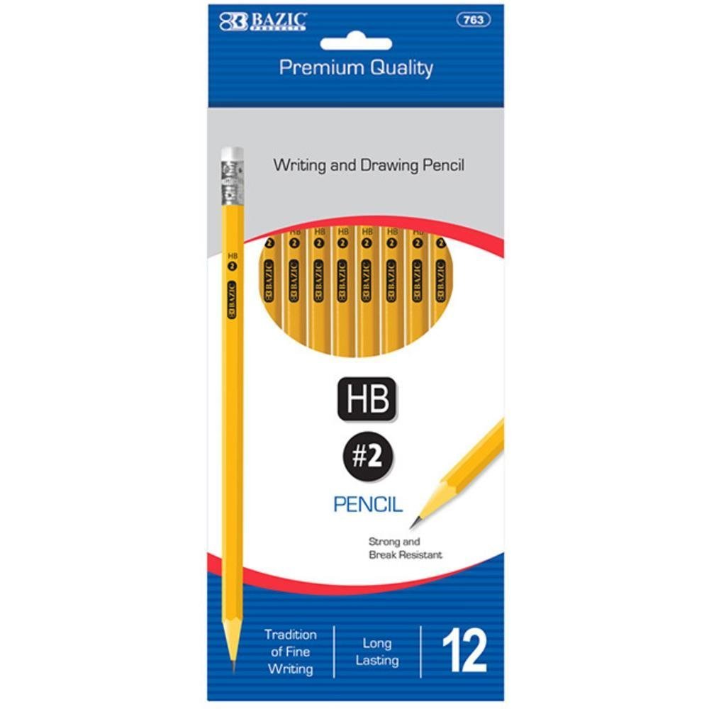 12 Pack of #2 Pencils - Case of 48