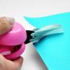 HARAC Adapted Safety Scissors - Tabletop Scissors for Toddlers, Kids, Seniors, Special Needs, and Injury Recovery - Spring Loaded Ambidextrous Handle, Non-Stick Blade, Made in Japan, Pink view 4
