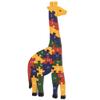 Bits and Pieces - Wooden Alphabet Giraffe Puzzle - Learn ABCs and 123s - Colorful Large 3/4 Inch Thick, Non-Toxic Paint view 2
