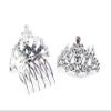 Amscan Mini Tiara - 1 Pc., Silver - 1 5/8" x 1 3/8" view 2