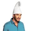 Boland 01354  Dwarf Hat, Felt, White, Unisex, Hat, Fairytale, Gnome, Costume, Carnival, Theme Party view 1