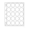 feuilles en plastique ENCAP pour 20 capsules av.un diamtre de l'intrieur de 38  39 mm view 1