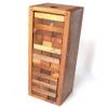 GIVEORBUY SellerGiveOrBuy Stack and Fall Wood Tumbling Tower Stacking Game Travel Set Made from Thailand view 1