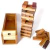 GIVEORBUY SellerGiveOrBuy Stack and Fall Wood Tumbling Tower Stacking Game Travel Set Made from Thailand view 2