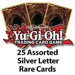 25 Assorted Silver Letter Rares Yu Gi Oh!