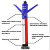 LookOurWay Air Dancers Wacky Waving Inflatable Tube Man Set - 20 Feet Tall Inflatable Dancing Man with Blower for Business Advertising - American Flag view 2