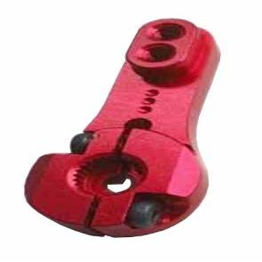 Mikuni Factory CSH-02RE Kabuto-kun Red (Clamp Type Aluminum Long Servo Horn)