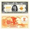 $10,000.00 Gold Certificate Novelty Bill (w/protector) view 1