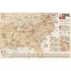 Battles of the Civil War - Laminated - 23"H x 36"W view 1