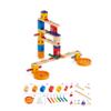 Hape Wooden Quadrilla Marble Run Music Motion Construction with Instruction| 97-Piece STEM Educational Learning Toys for Kids view 1