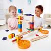 Hape Wooden Quadrilla Marble Run Music Motion Construction with Instruction| 97-Piece STEM Educational Learning Toys for Kids view 4