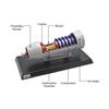 Eisco Labs Turbojet Gas Engine Desktop Model - 20"x9" Metal Base, 17" Turbojet Length view 2